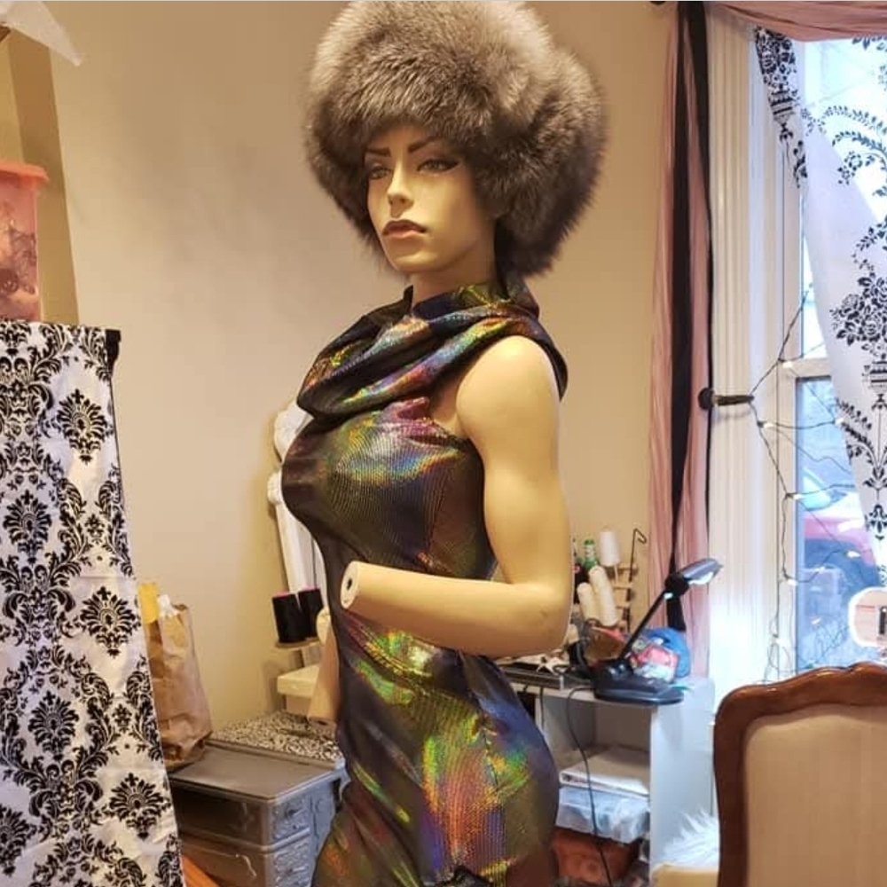 Iridescent Sleeveless Dress